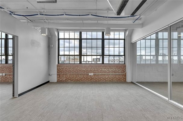 Empty room, Interior, Pendant Lights, Stone Walls