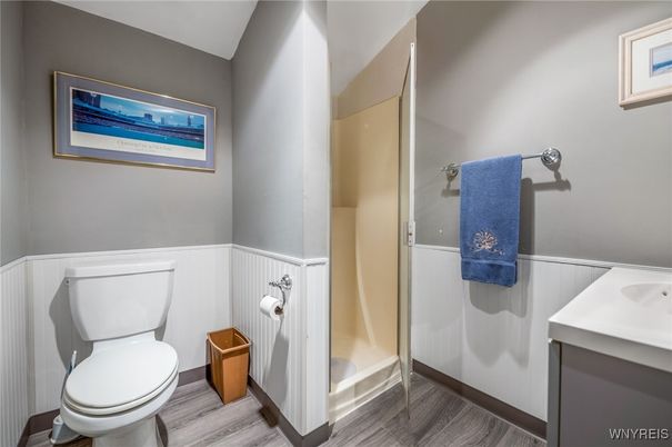 Bathroom, Interior, Wood Texture Flooring