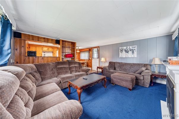 Fireplace, Interior, Living room, Wooden Walls