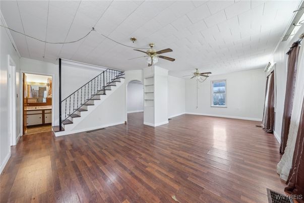 Empty room, Interior, Wood Texture Flooring