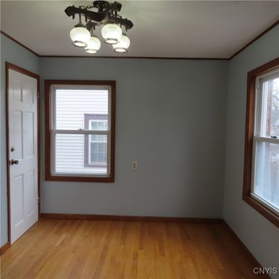 Chandelier, Empty room, Interior, Wood Texture Flooring