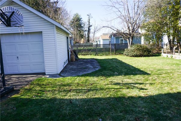 Backyard, Detached Garage, Exterior
