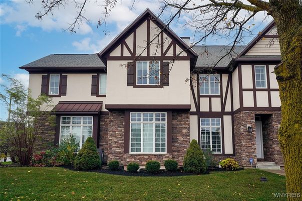 Exterior, Facade, Brick Facade, Tudor Revival