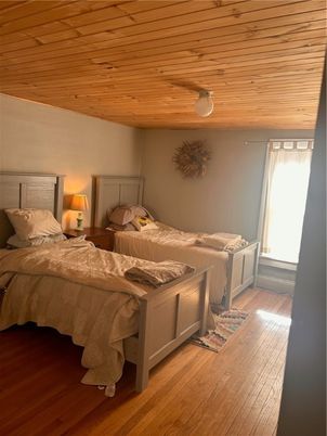 Bedroom, Interior, Wooden Ceilings, Wood Texture Flooring