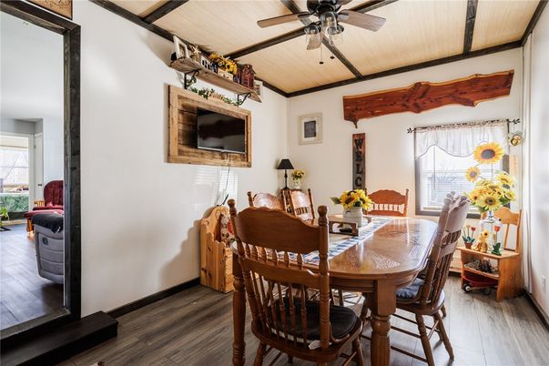 Dining room, Interior, Wood Texture Flooring