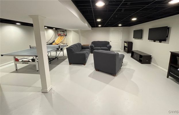 Game Room, Interior, Living room, Recessed Lighting