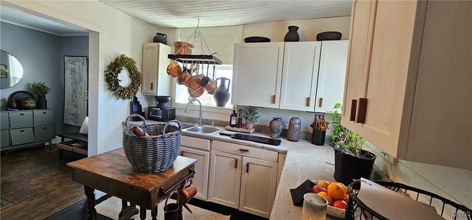 Interior, Kitchen, Wood Texture Flooring