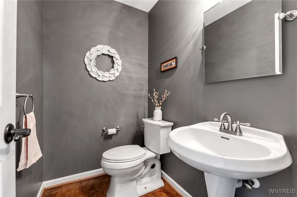 Bathroom, Interior, Wood Texture Flooring