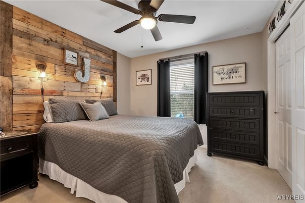 Bedroom, Interior, Wooden Walls