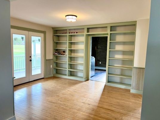 Empty room, Interior, Wood Texture Flooring