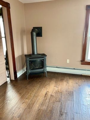 Fireplace, Interior, Wood Texture Flooring