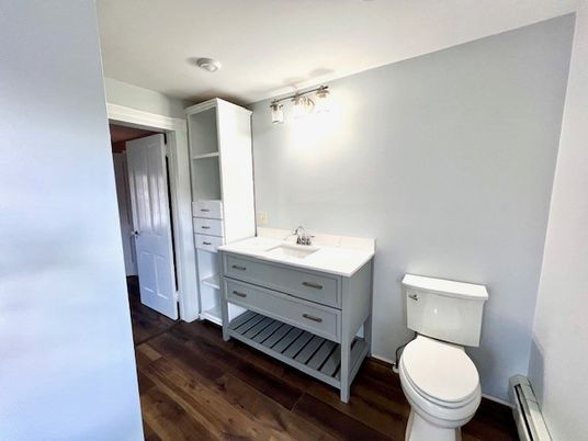 Bathroom, Interior, Wood Texture Flooring