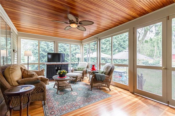 Interior, Living room, Sun Room, Wooden Ceilings, Wood Texture Flooring