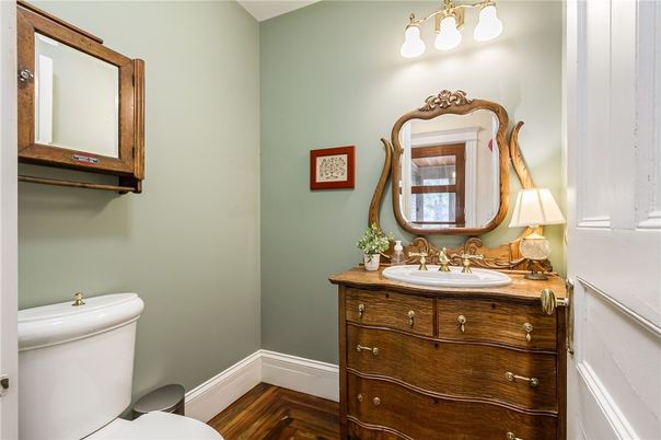 Bathroom, Interior, Wood Texture Flooring
