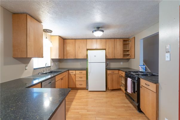 Interior, Kitchen, Wood Texture Flooring