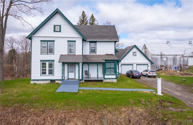 Attached, Backyard, Exterior, Facade, Farmhouse