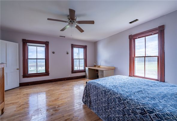 Bedroom, Home Office, Interior, Wood Texture Flooring