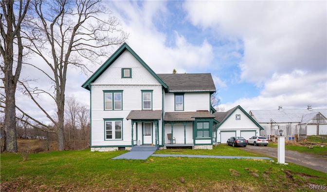Attached, Backyard, Exterior, Facade, Farmhouse