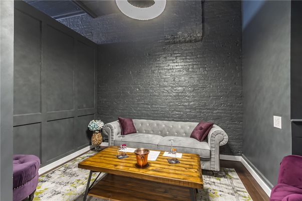Interior, Living room, Stone Walls
