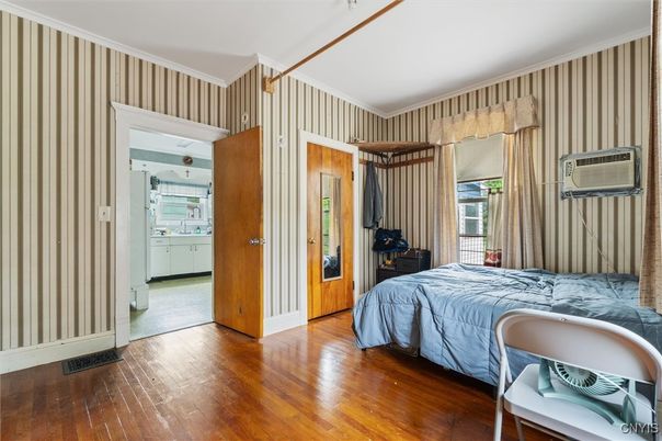 Bedroom, Interior, Wood Texture Flooring
