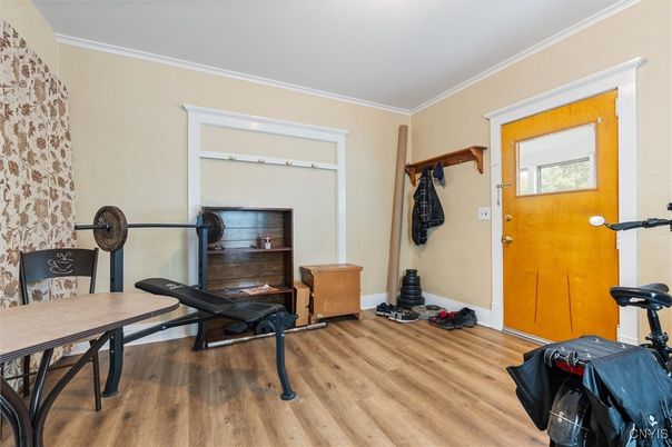 Fitness Equipment, Interior, Wood Texture Flooring