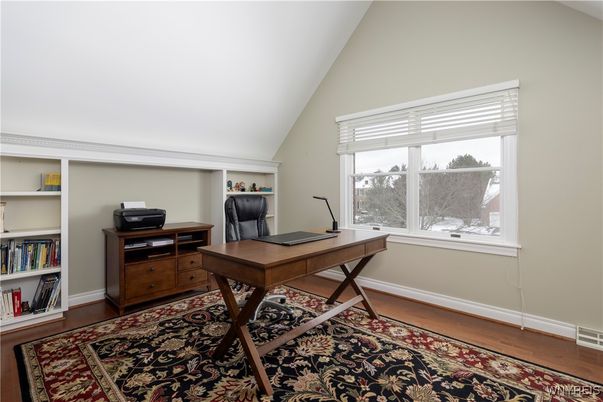 Home Office, Interior, Wood Texture Flooring