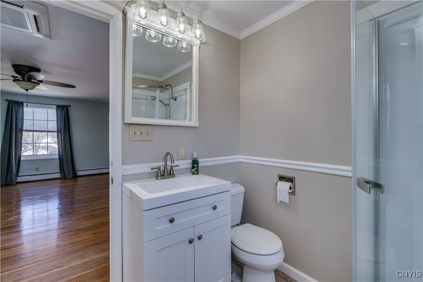 Bathroom, Interior, Wood Texture Flooring
