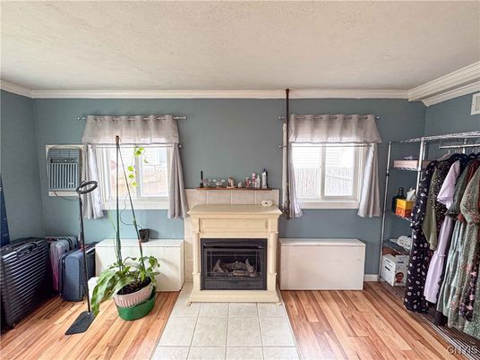 Fireplace, Interior, Wood Texture Flooring