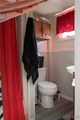 Bathroom, Interior, Wood Texture Flooring