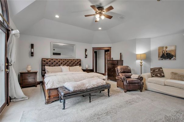 Bedroom, Interior, Recessed Lighting