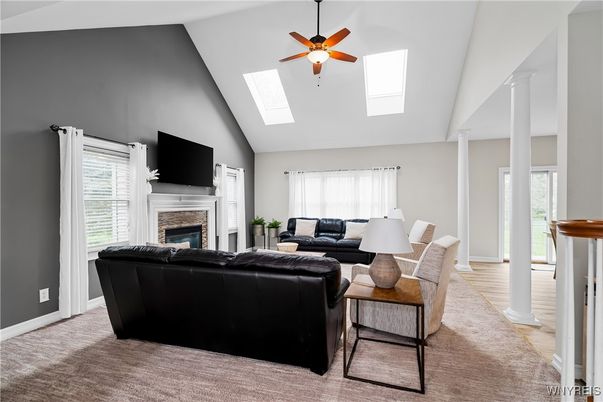 Fireplace, Interior, Living room