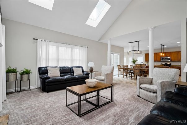 Dining room, Interior, Kitchen, Living room, Pendant Lights, Recessed Lighting