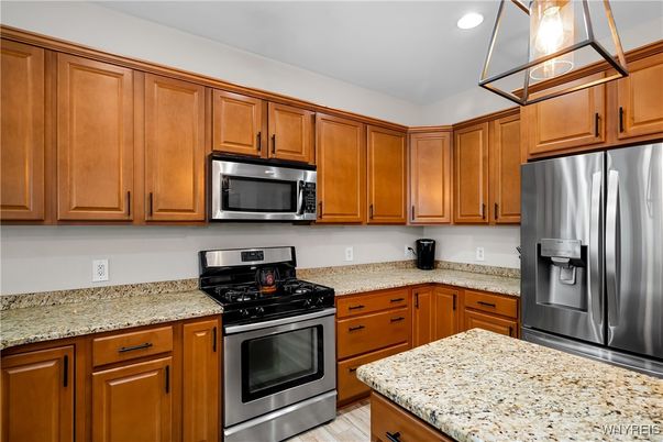 Interior, Kitchen, Recessed Lighting, Stainless Steel Appliances