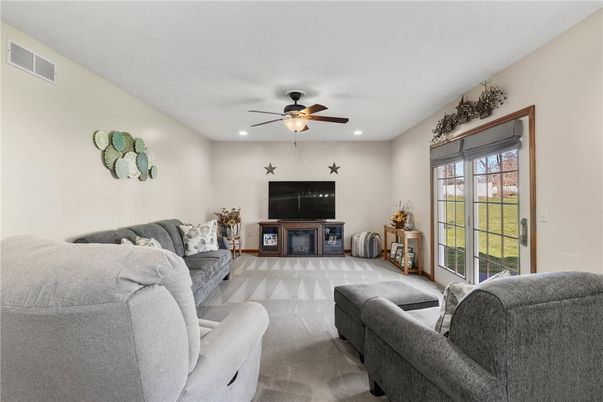 Interior, Living room, Recessed Lighting