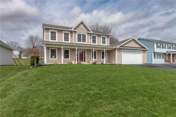 Attached, Backyard, Exterior, Facade, Farmhouse