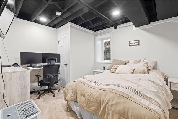 Bedroom, Home Office, Interior, Recessed Lighting