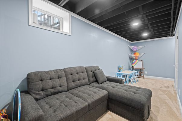 Interior, Living room, Recessed Lighting