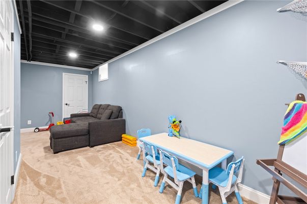 Dining room, Interior, Recessed Lighting
