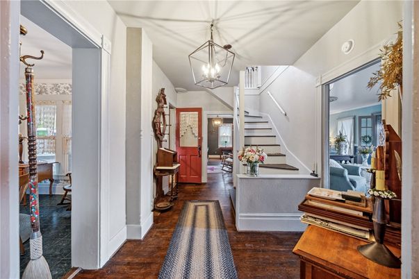 Interior, Pendant Lights, Piano, Wood Texture Flooring