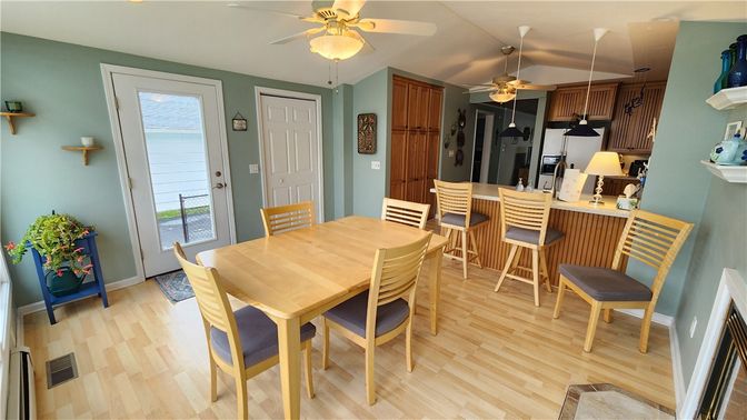 Dining room, Interior, Kitchen, Wood Texture Flooring