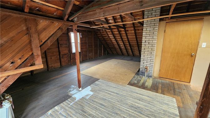 Empty room, Interior, Wooden Beams, Wooden Ceilings, Wood Texture Flooring, Wooden Walls
