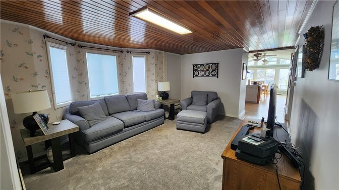 Interior, Living room, Wooden Ceilings