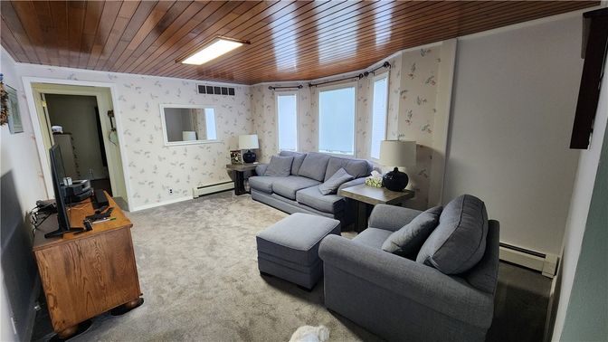 Interior, Living room, Wooden Ceilings
