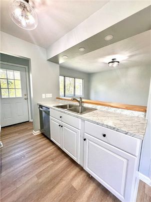 Interior, Kitchen, Wood Texture Flooring