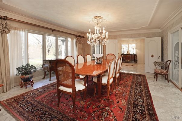 Chandelier, Dining room, Interior