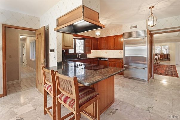 Interior, Kitchen, Pendant Lights, Stainless Steel Appliances