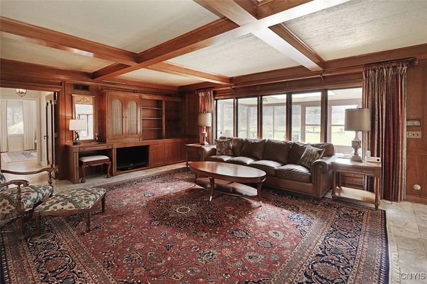Interior, Living room, Wooden Beams, Wooden Walls