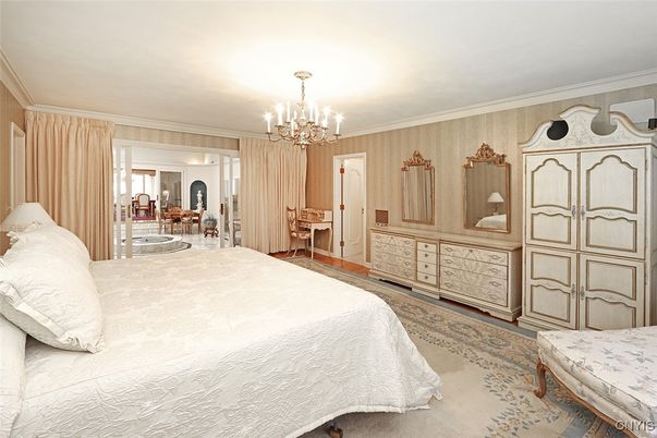 Bedroom, Chandelier, Interior
