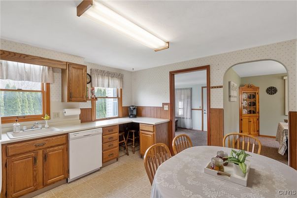 Dining room, Interior, Kitchen