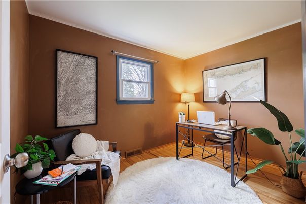 Home Office, Interior, Wood Texture Flooring